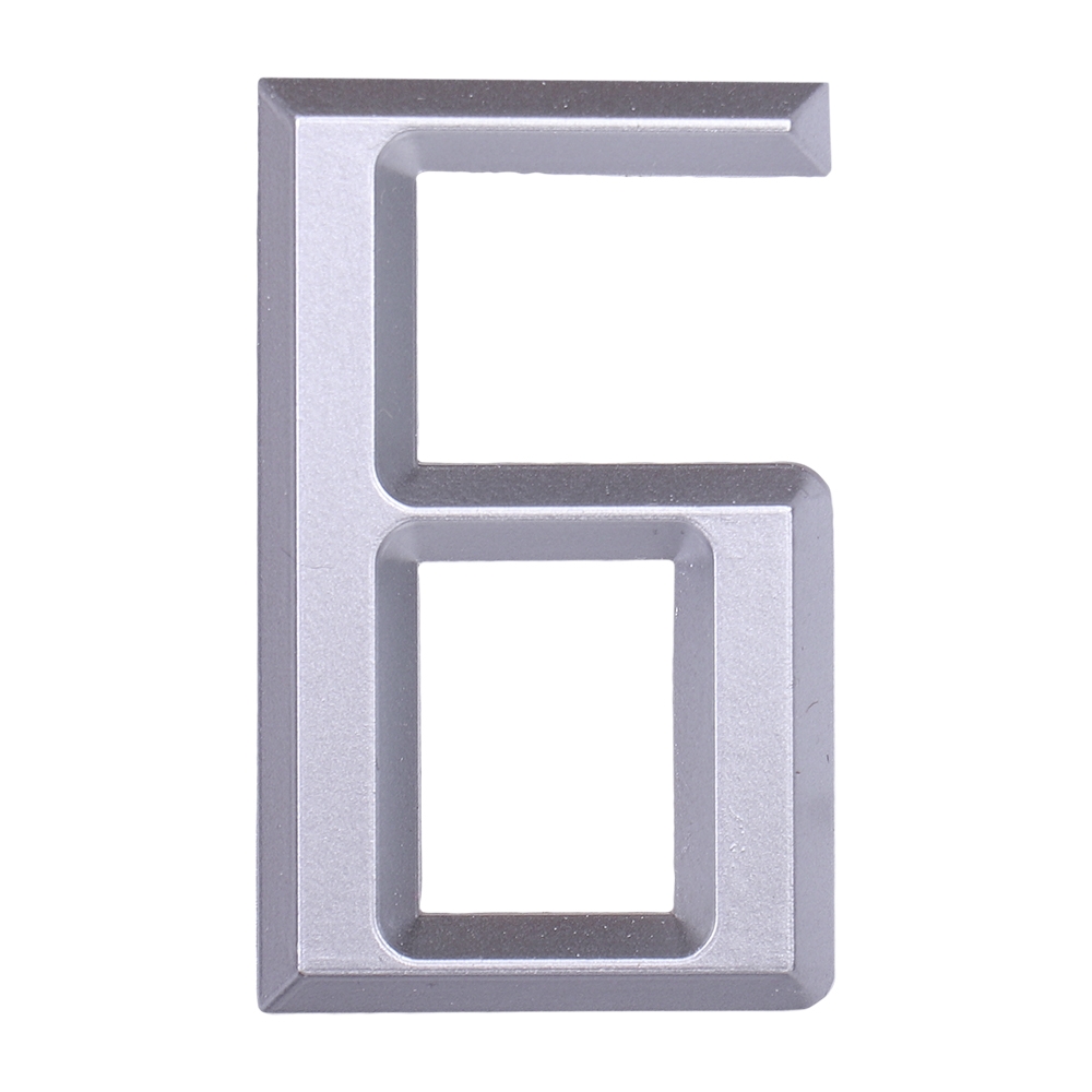 Дверная буква  «Б», 37х5х60 мм, серебро LJPS0061 Public Steel Россия 