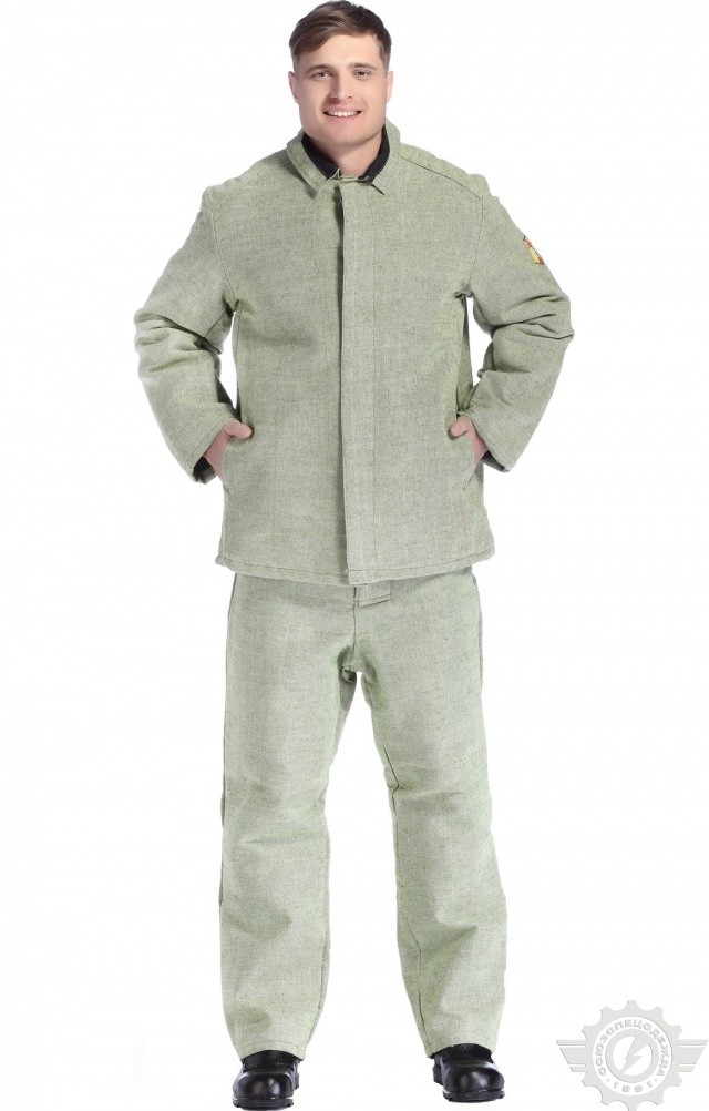 69171 Костюм брезентовый сварщика утепленный  Одежда для сварщиков  размер 56-58/170-176 Спецодежда  - Вид №10