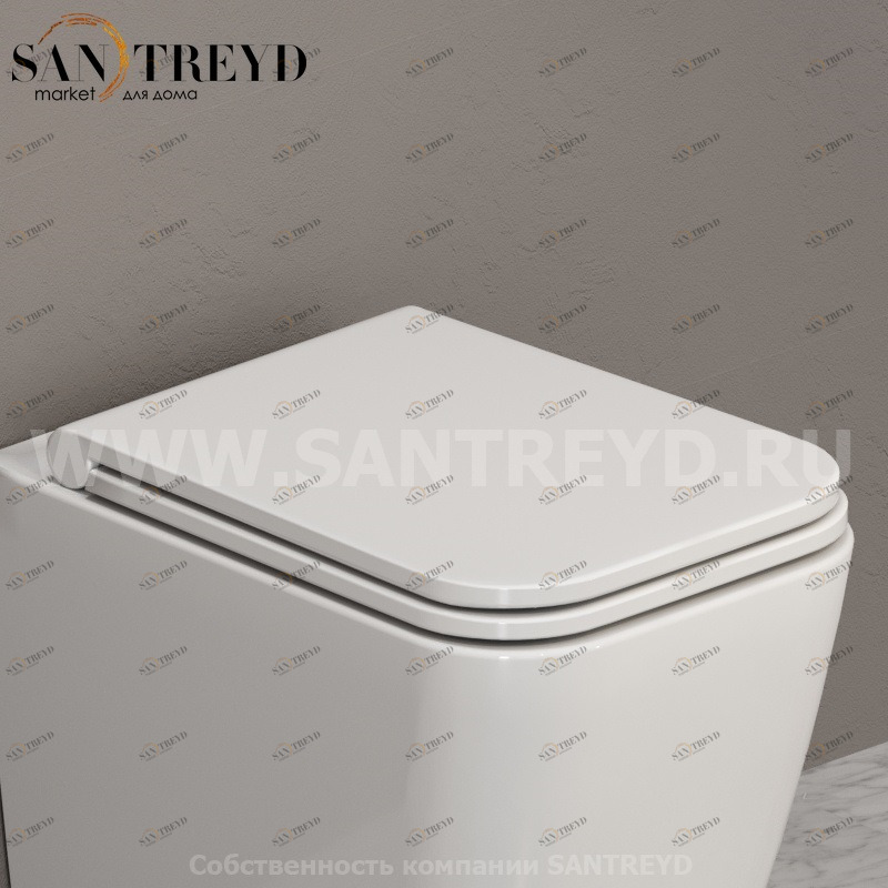 ST022BI Крышка сиденье для унитаза Ceramica Globo STONE