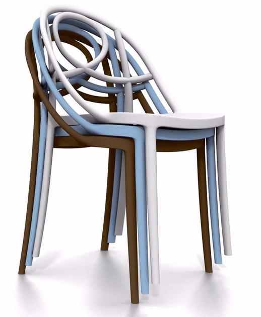 Italy Dream Design Штабелируемый стул из пластика sun-id-1360184 - Вид №1