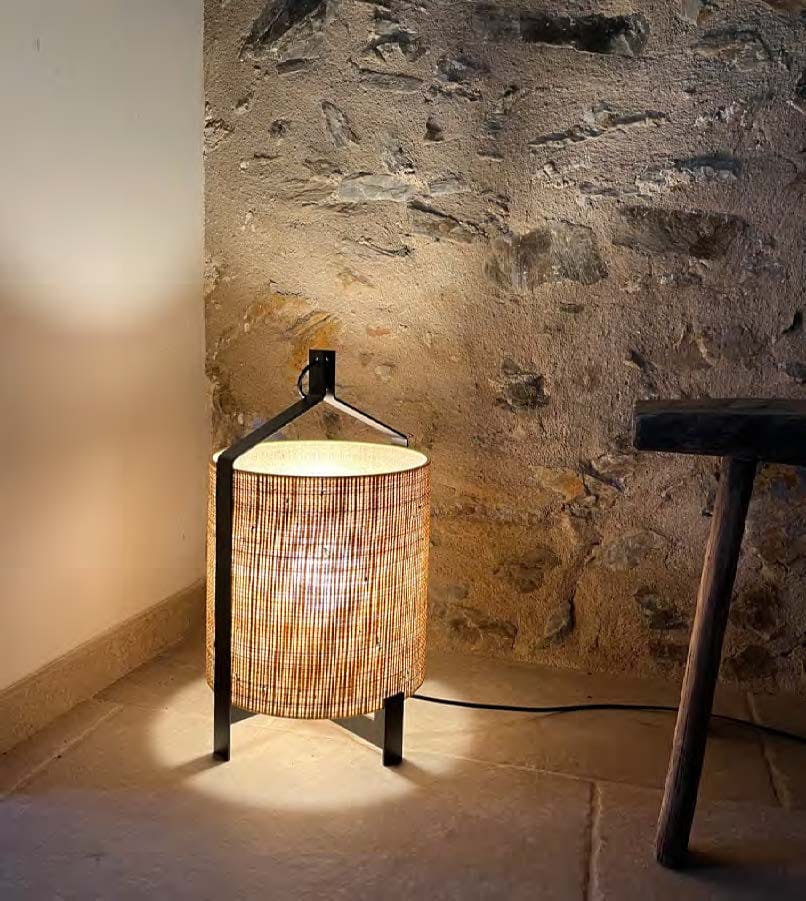 Настольная лампа из рафии luxcambra FANAL S ARCH-00047284 - Вид №1