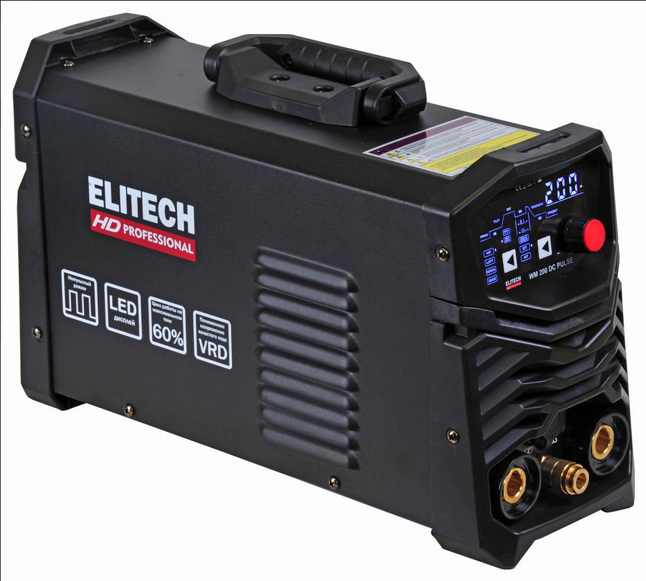 Сварочный аппарат Elitech WM200DCPULSE 9132087 STDN-0053619