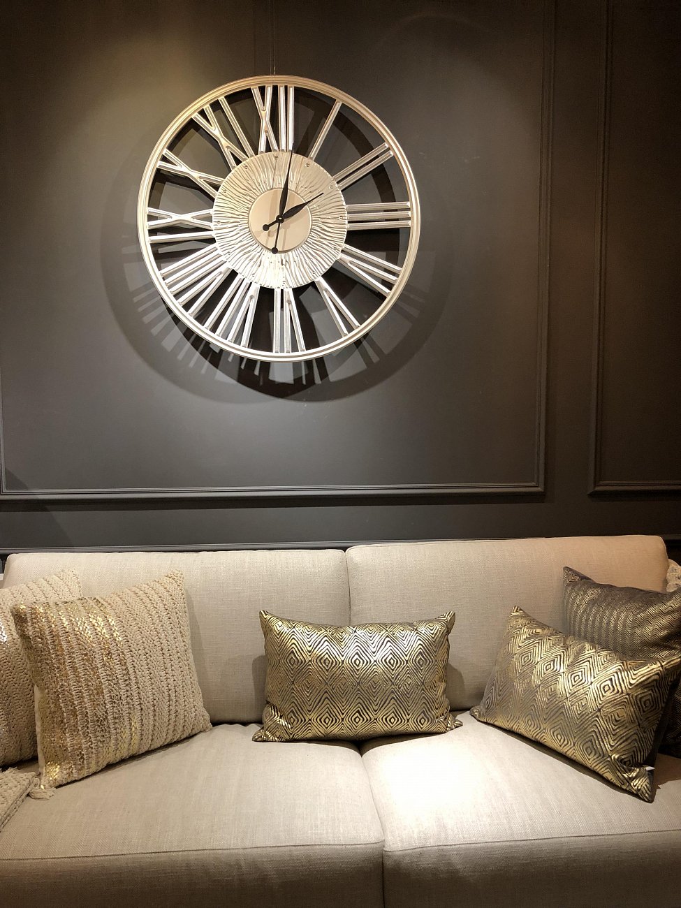 Часы настенные круглые серебро Graceful IN SHAPE CRACEFUL 00-3860065 Серебро  - Вид №2