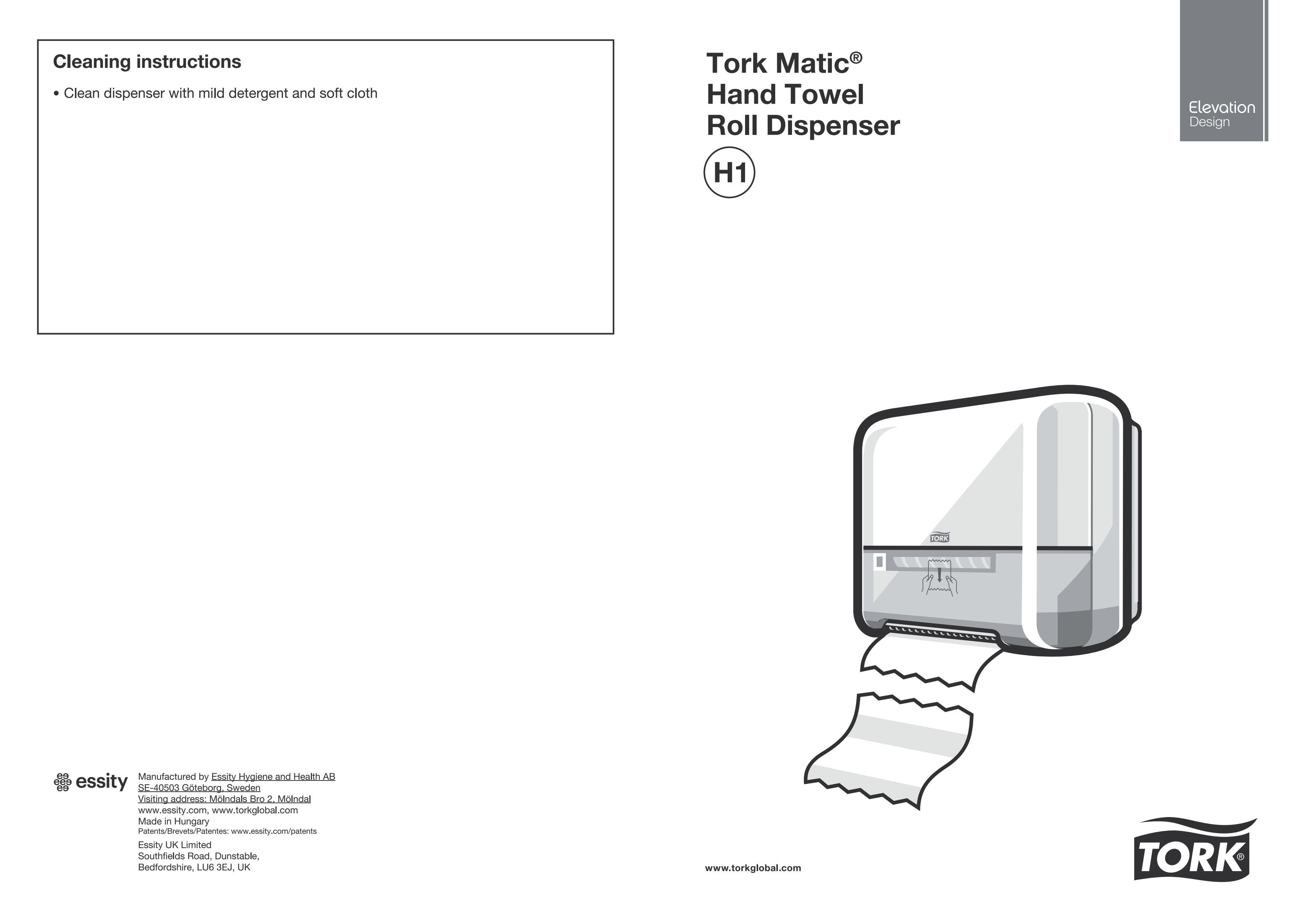 55100039 Диспенсер для рулонных полотенец Matic®, белый Tork  - Вид №4