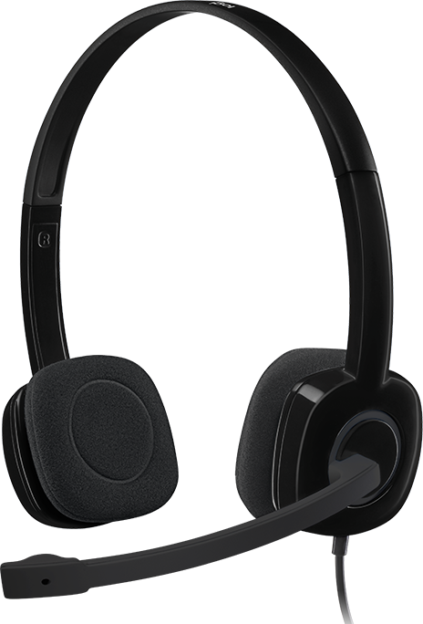 981-000589 headset h151 stereo black Logitech Santreyd 