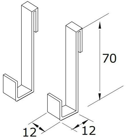 MINA Полка для ванной из нержавеющей стали Emme sun-id-1422528 - Вид №1