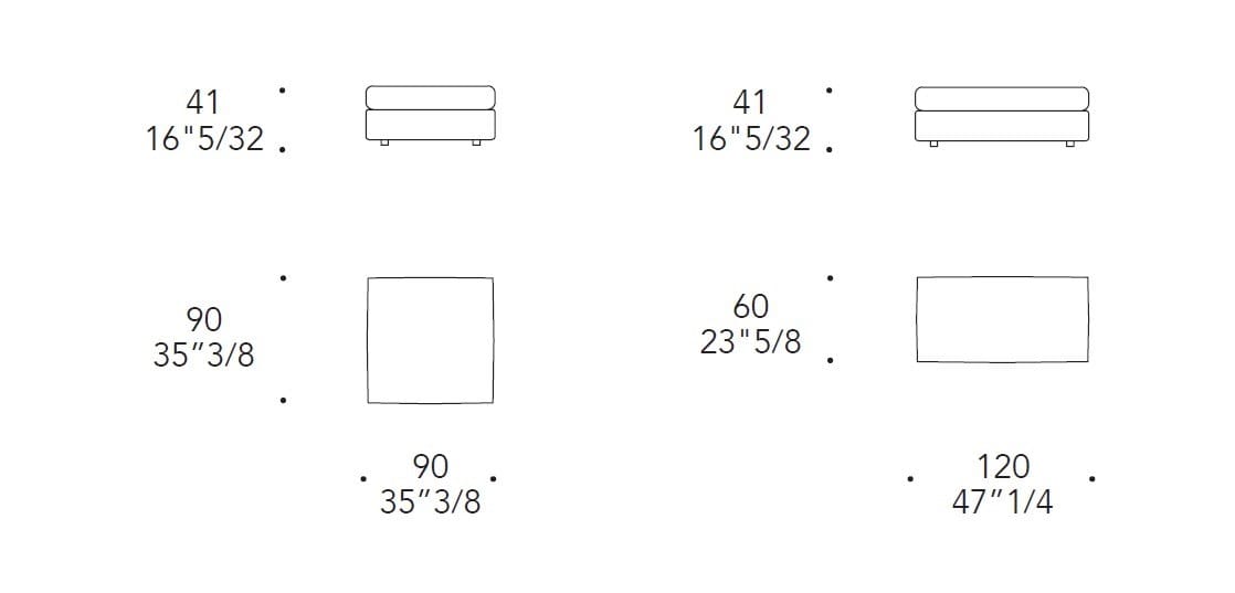 Ткань пуф REFLEX Adone ARCH-00094431 - Вид №1