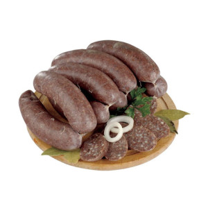 Кровяночка домашняя с гречкой и чесноком
