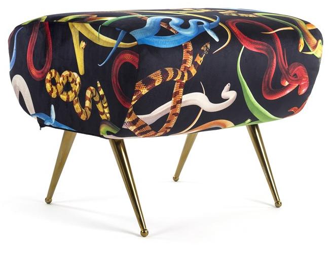 Seletti Мягкая подножка из ткани Seletti wears toiletpaper sun-id-1434622 - Вид №1