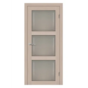 Дверь межкомнатная Адажио остекленная Hardflex ламинация цвет бора 60х200 см (с замком и петлями) 83084980 STLM-2191531