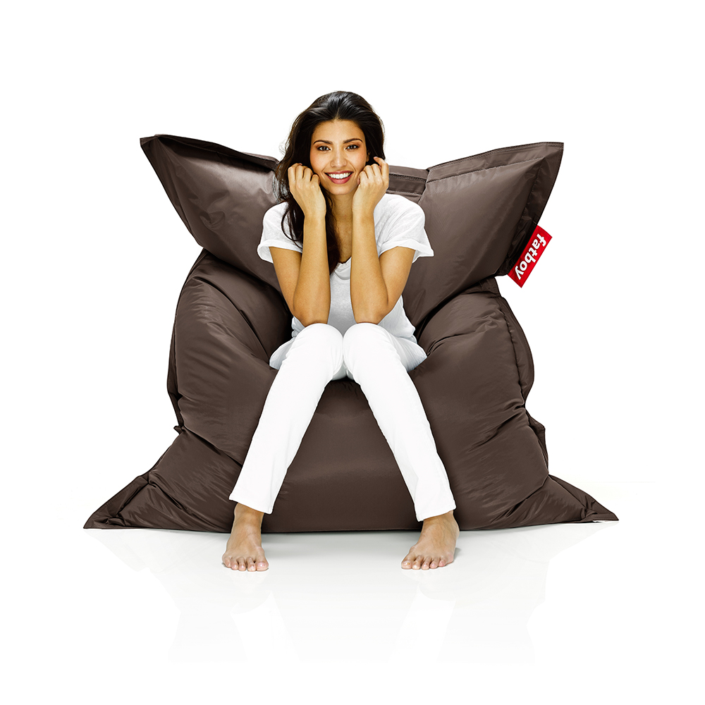 Кресло-мешок Fatboy the original серо-коричневое 9000124 - Вид №1