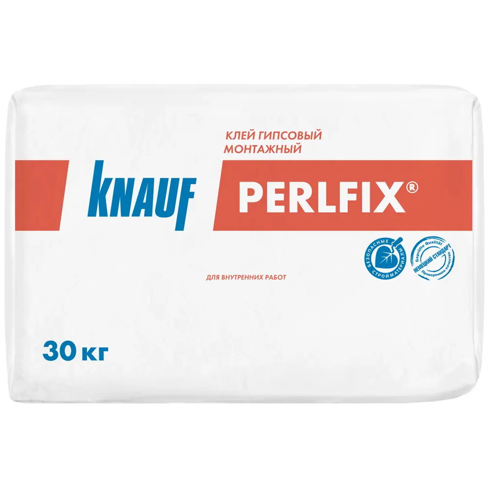 KNAUF Перлфикс - гипсовый монтажный клей для внутренней отделки 30 кг 10074214 Perlfix STLM-0000171
