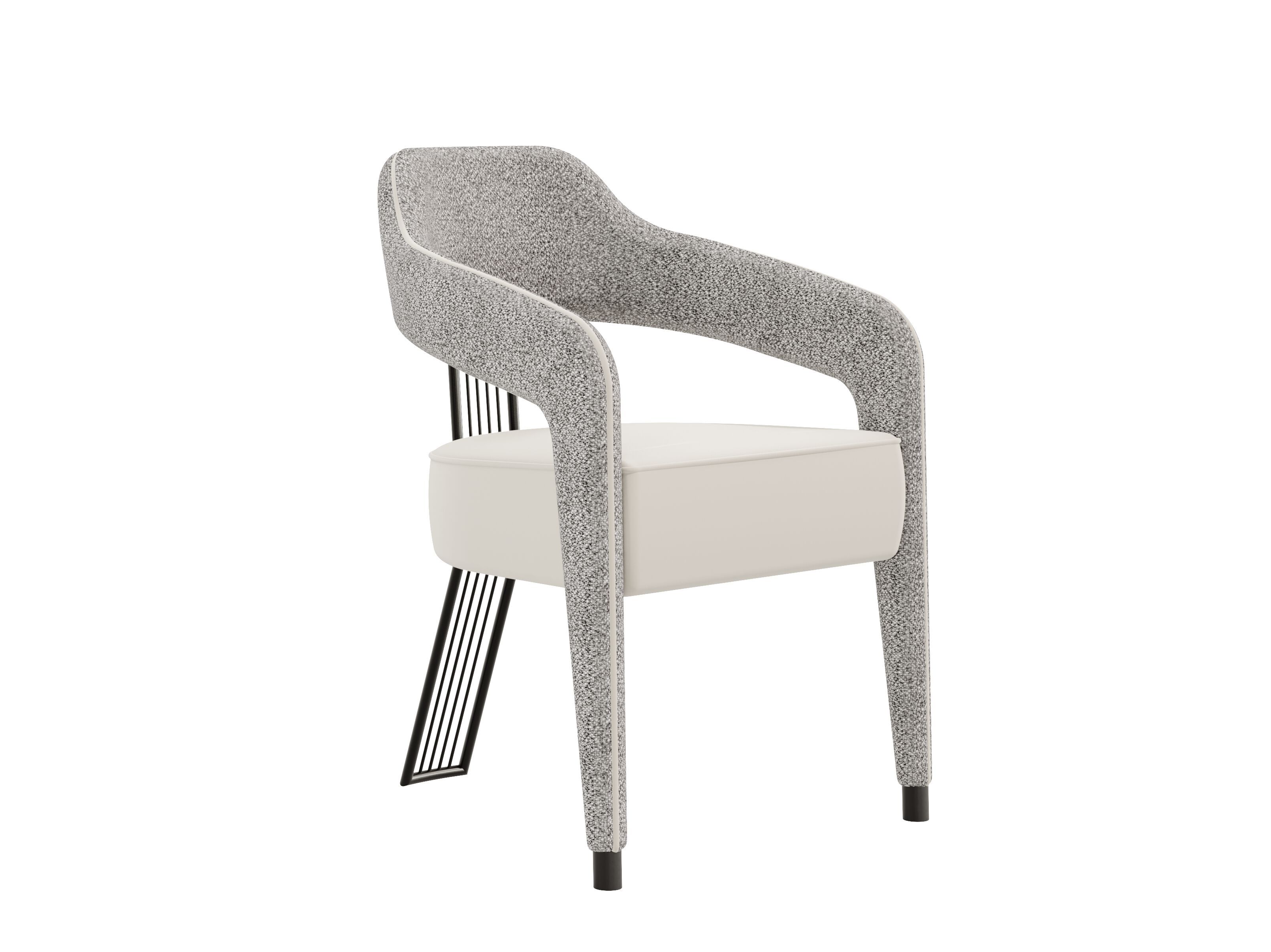 Мягкий тканевый стул с подлокотниками Casa Magna INVICTA II ARCH-00116364 - Вид №9