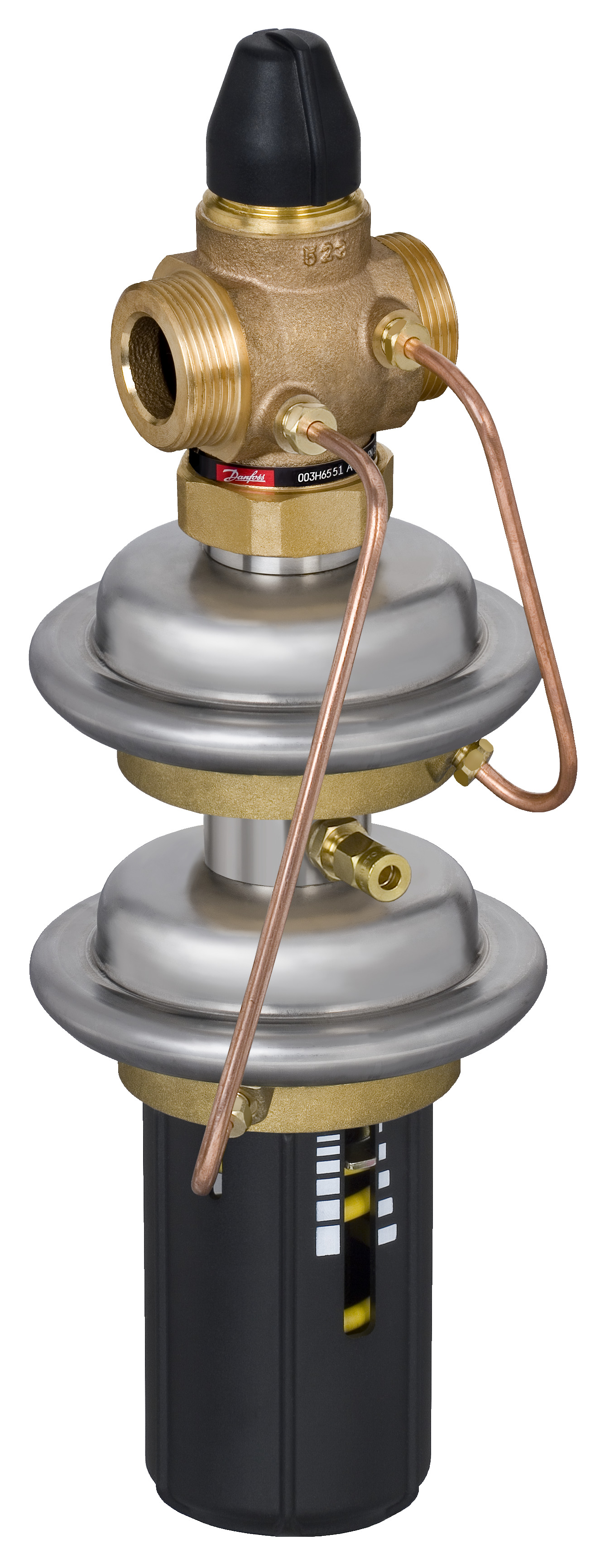 Danfoss Регулятор перепада давления AVPQ для монтажа на подающем трубопроводе РПД AVPQ 4PN25 15/1,6/0,3-2,0/0,2/резьб. 003H6555  - Вид №23