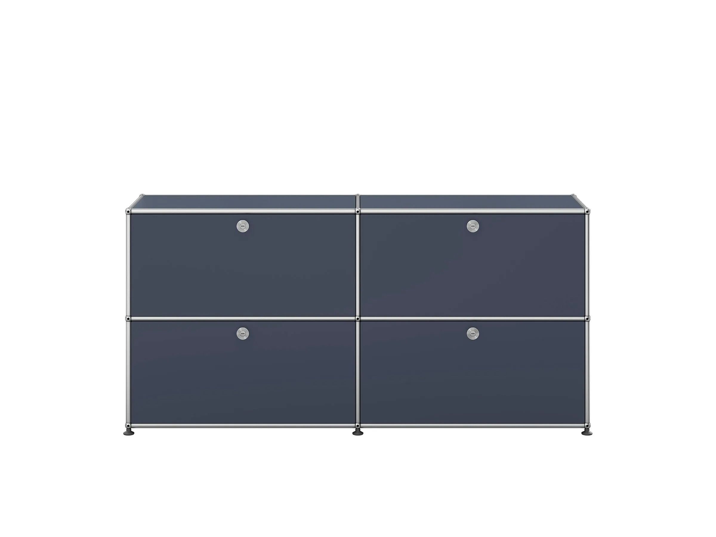 Секционный шкаф из стали с откидной створкой USM USM HALLER ARCH-00094322 - Вид №12