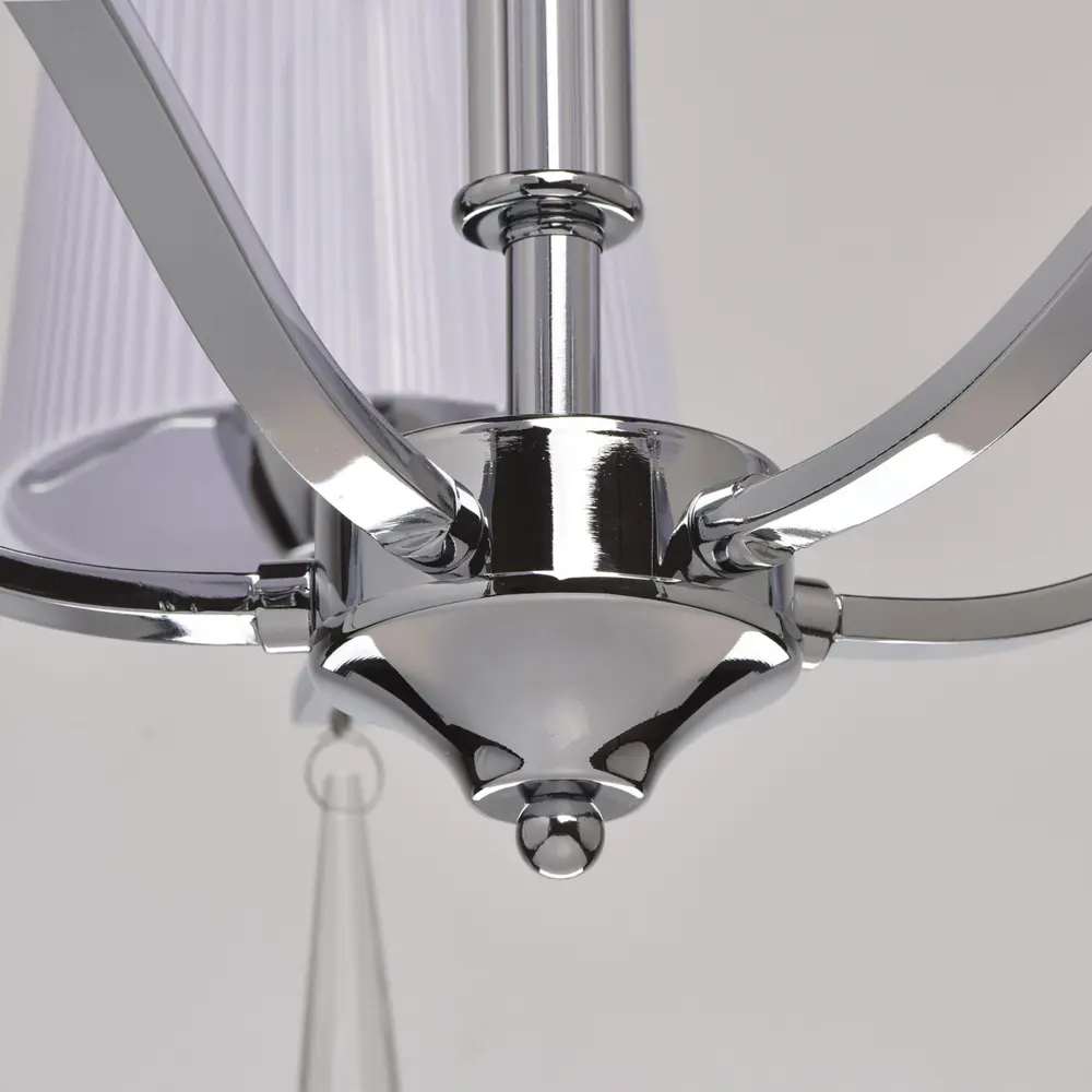 Люстра подвесная "Прато" 5 ламп 10 м2 цвет хром/сиреневый MW-Light STLM-2086309 - Вид №9