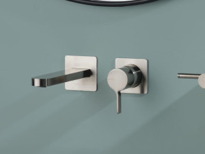 Хромированная латунь однорычажный настенный смеситель для раковины