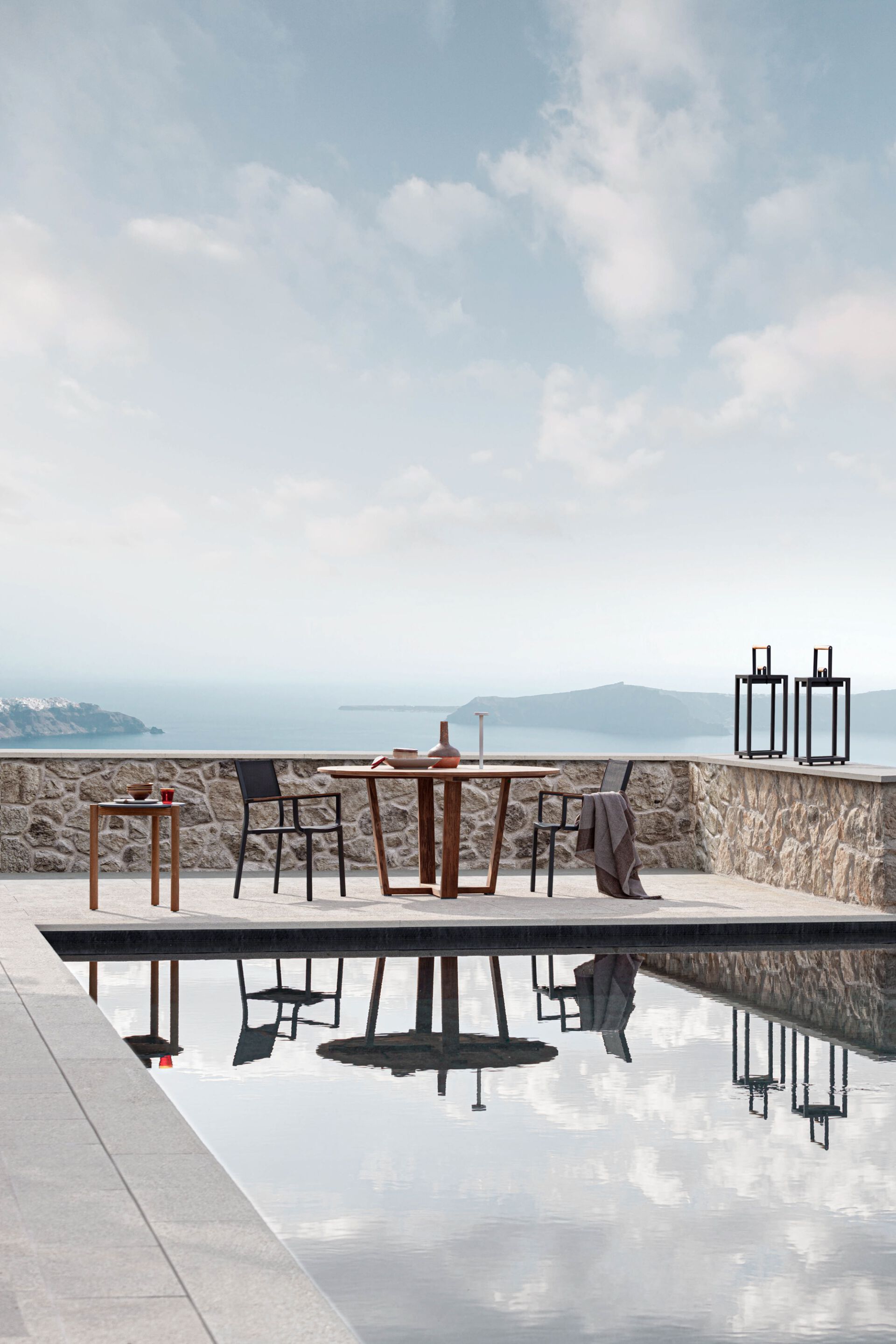 Круглый стол из тикового дерева Atmosphera пустыня ARCH-00124899 - Вид №3