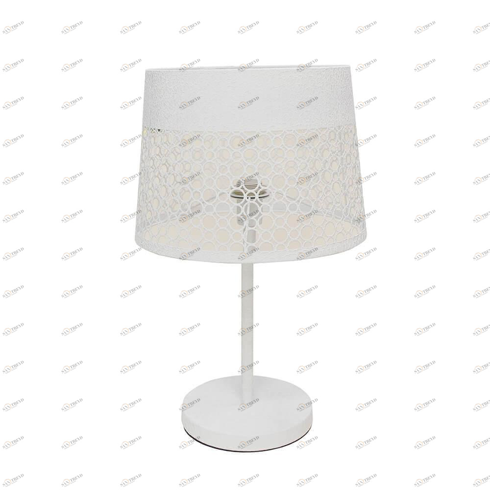 Лампа настольная белая Seven Fires "Карвед" 01C SEVEN FIRES КАРВЕД 00-3907812 Белый 