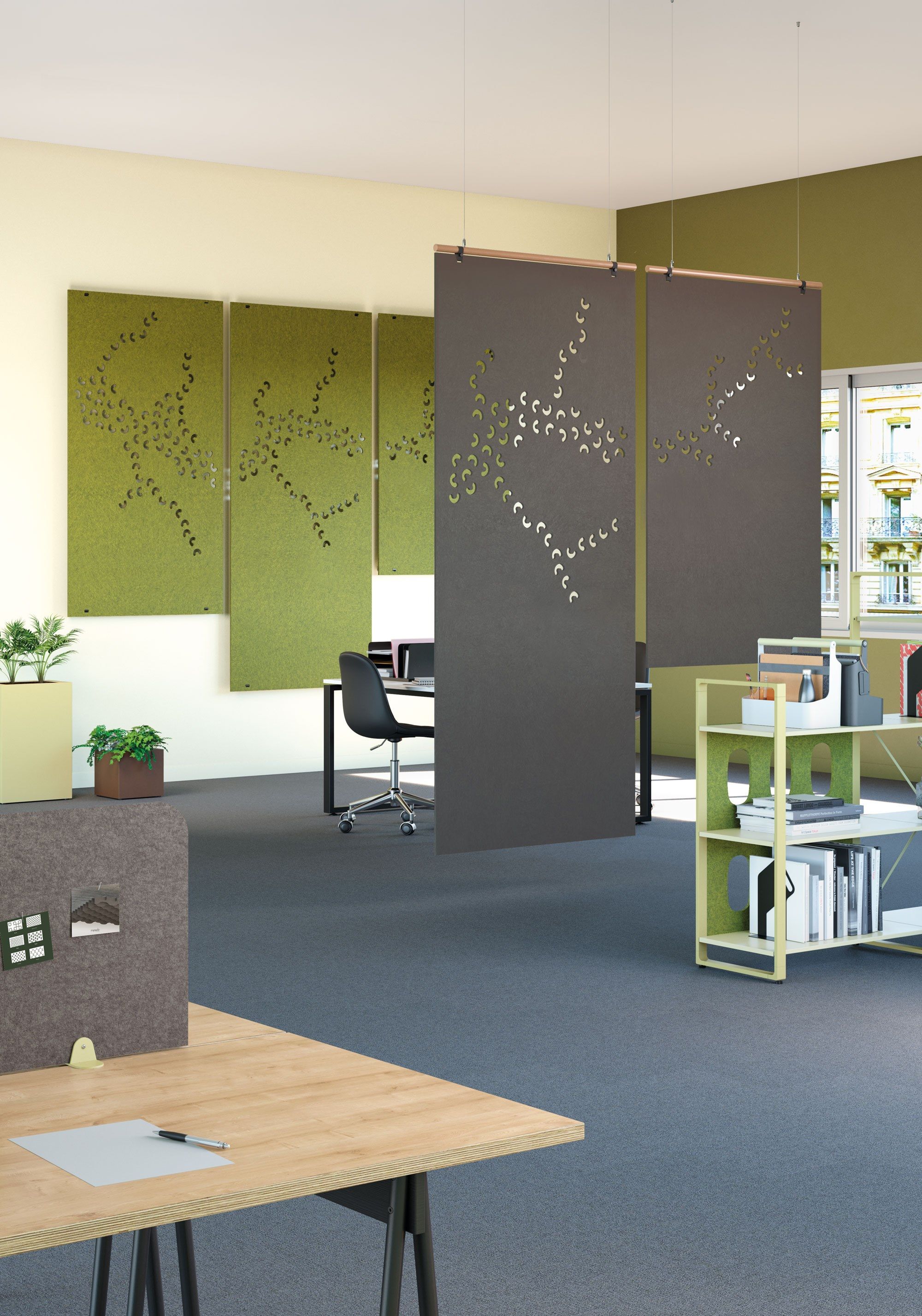 Рециркулированная ПЭТ подвесная акустическая панель Manade войлок ARCH-00084545 - Вид №2