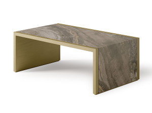 Прямоугольный журнальный столик из керамогранита