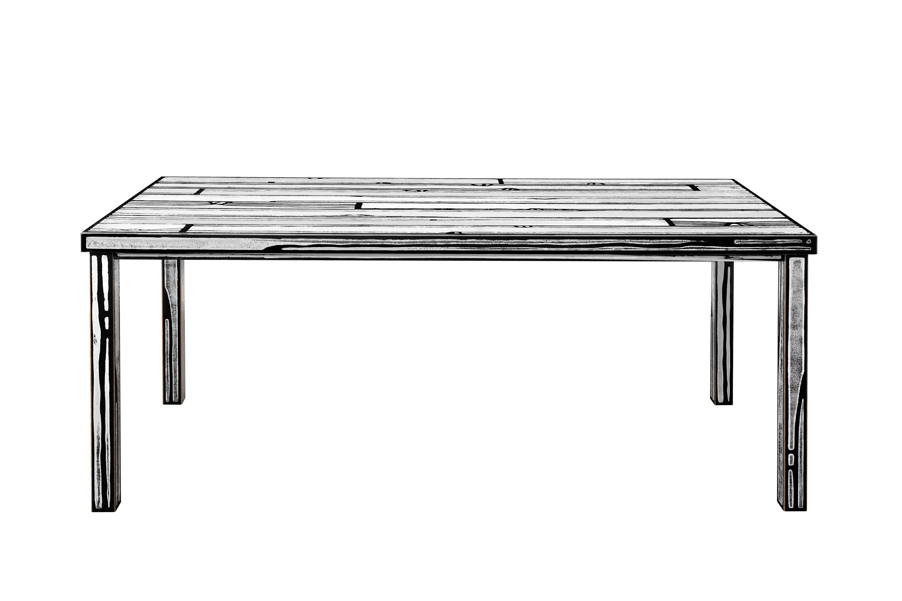 Прямоугольный обеденный стол из фанеры Established&Sons Wrongwoods ARCH-00115080 - Вид №2