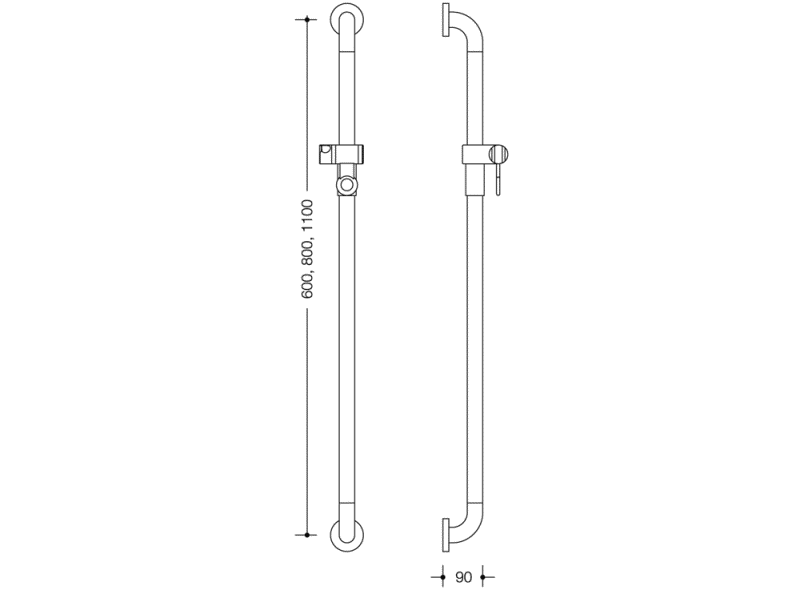 477.33.110 держатель для душа HEWI Serie 477/801  - Вид №5