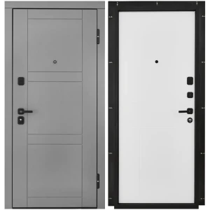 Дверь входная металлическая Лацио 96x201 см правая белая 85848835 STLM-2205519