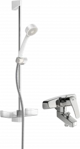 Oras 1067 Смеситель для ванны и душа с комплектом 1067 Safira Хром