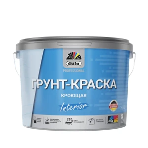 Грунт-краска Dufa PROFESSIONAL матовая цвет белый база А 9 л