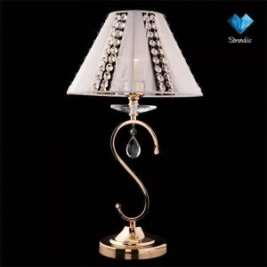 Настольная лампа Eurosvet 3419/1T золото/белый Strotskis EUROSVET ИНТЕРЬЕРНЫЕ 191108 Белый;золото