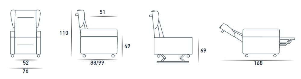 Кресло-Подъемник Lift-Relax 2 Motori  Spaziorelaxitalia  Venezia Venezia Lift-Relax 2 Motori  - Вид №4