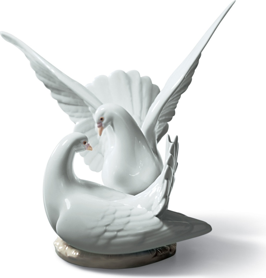 10668982 LLADRO Фигурка Lladro "Любовное гнёздышко" 25x24см Фарфор Lladró 