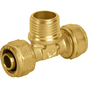 Тройник комбинированный AQUABEAM 16×1/2" для труб PEX и металлопластика 82275221