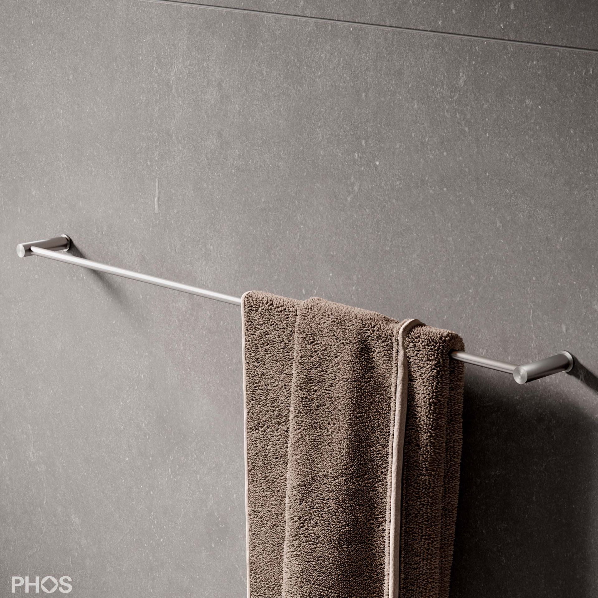 HS20-80E1000 Полотенцедержатель серии e, прикручиваемый к стене, ширина 100 см PHOS 