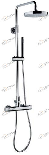 newform Термостатическая душевая стойка с переключателем Colonne doccia 67550