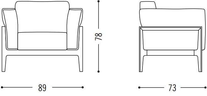 COR Кожаное кресло с подлокотниками Elm sun-id-1419437 - Вид №4