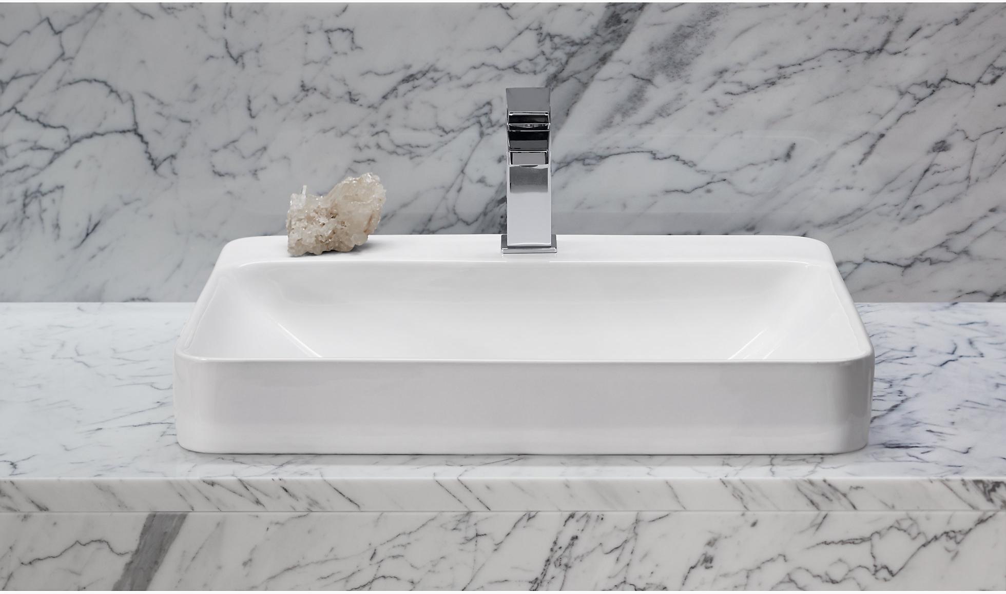 K-2660-1-7 Накладная раковина на столешницу  прямоугольная Kohler  - Вид №6