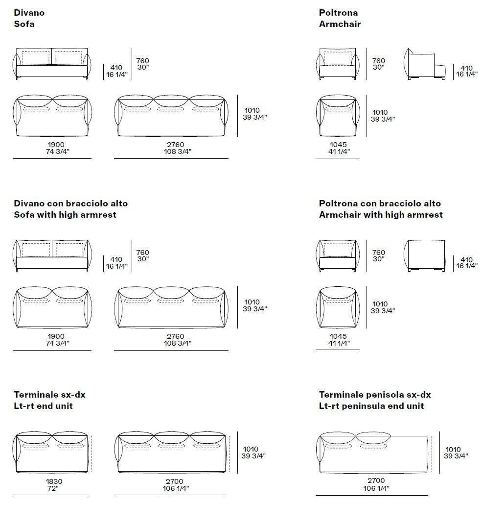 Модульный тканевый диван Poliform JOAN ARCH-00087538 - Вид №2