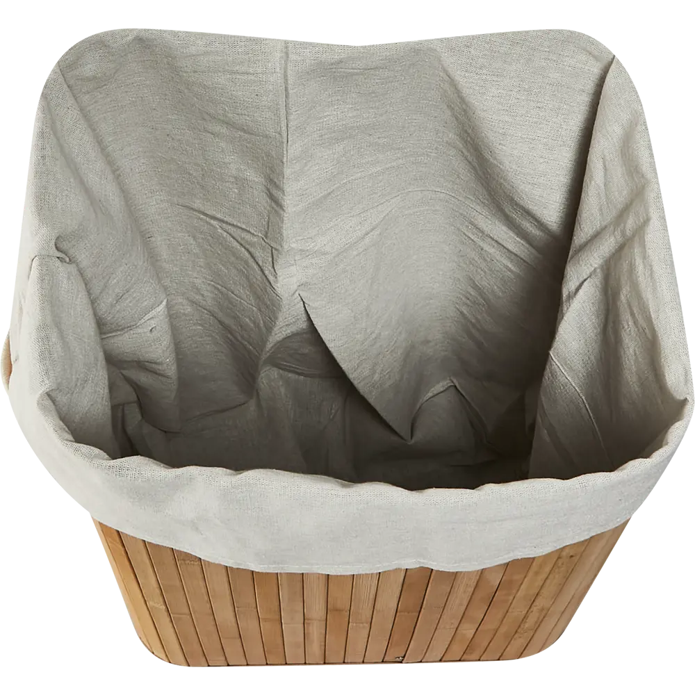 88962234 Корзина для белья Vidage Cesto 72 л бамбук цвет бежевый STLM-0990357 - Вид №3