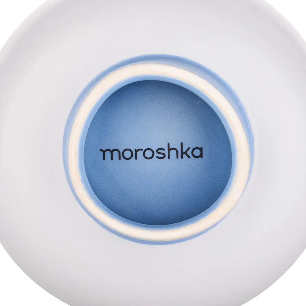 Мыльница Moroshka Antrim настенная керамика цвет бело-голубой STLM-2027470 - Вид №5