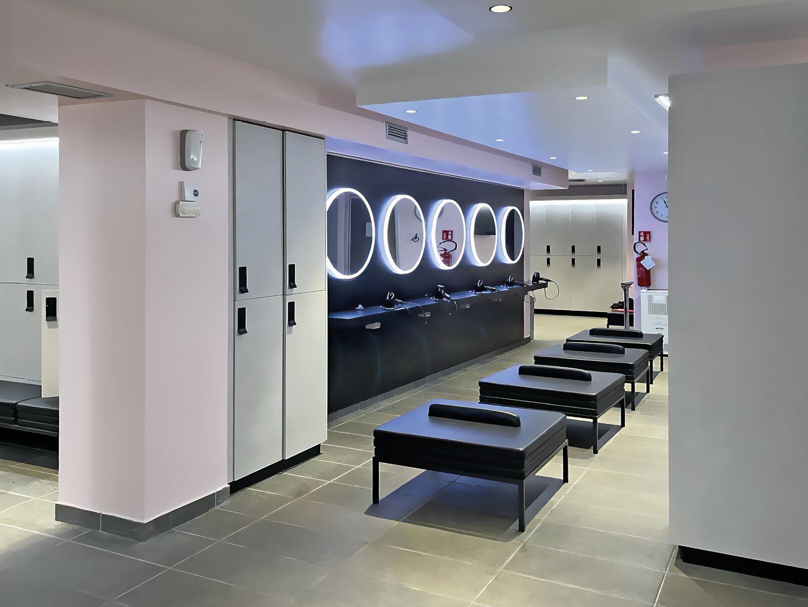 Круглое зеркало со встроенным настенным освещением FIT INTERIORS ASTER ARCH-00055433 - Вид №2