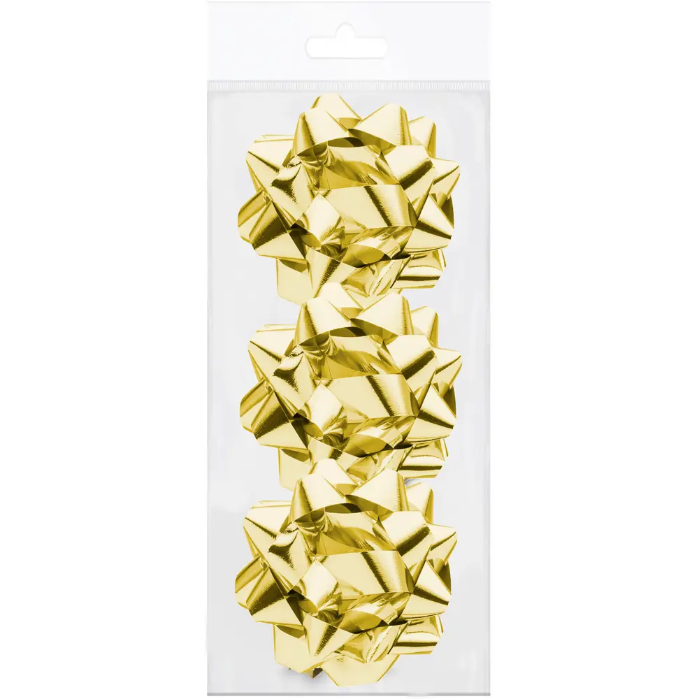 Набор бантов цвет золото, 3 шт Santreyd STLM-2117735 - Вид №1