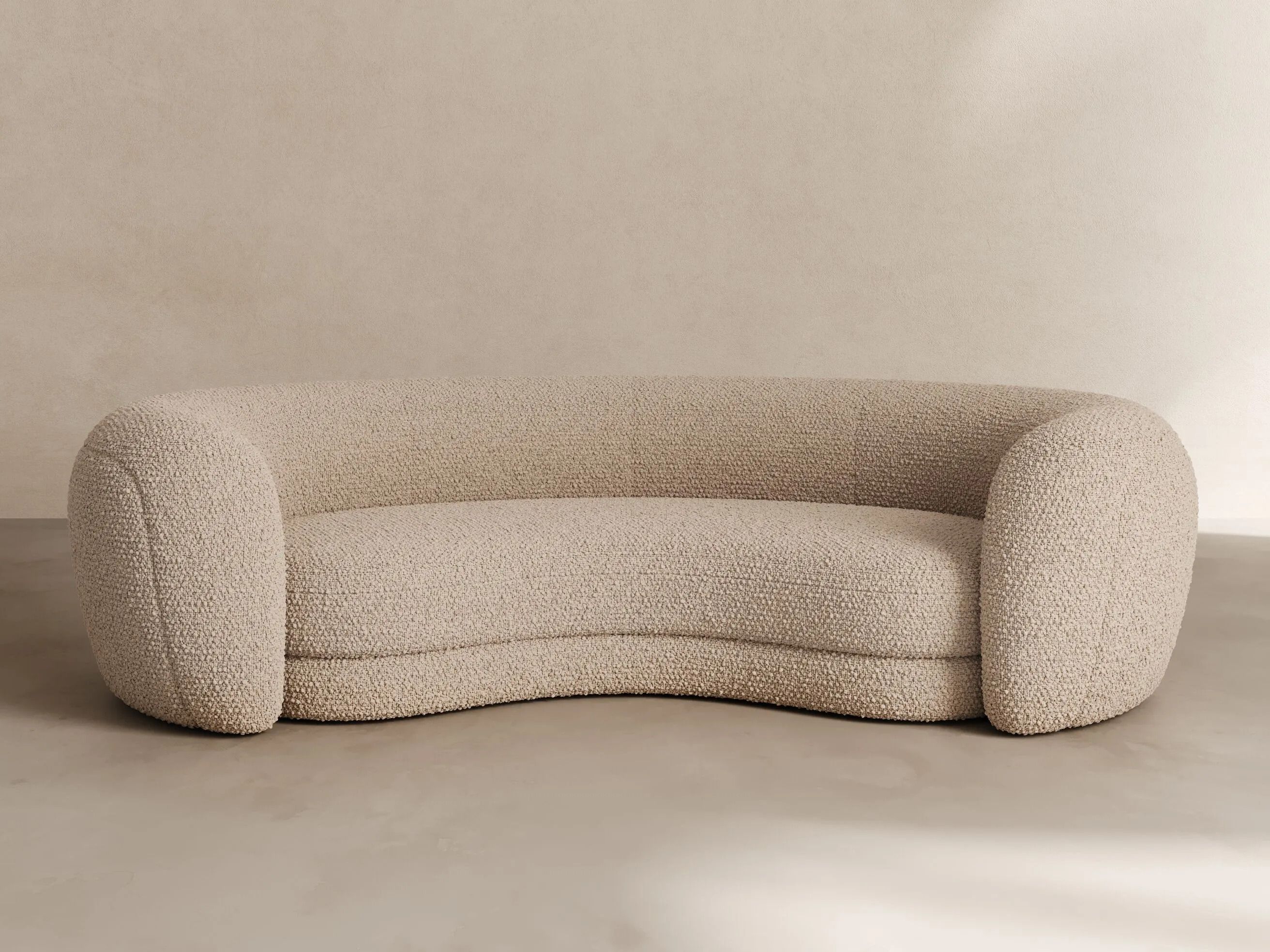 3-местный изогнутый тканевый диван Paloma Editions Palace ARCH-00140235