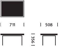 Herman Miller Прямоугольный журнальный столик с подносом Tuxedo sun-id-1462492 - Вид №7