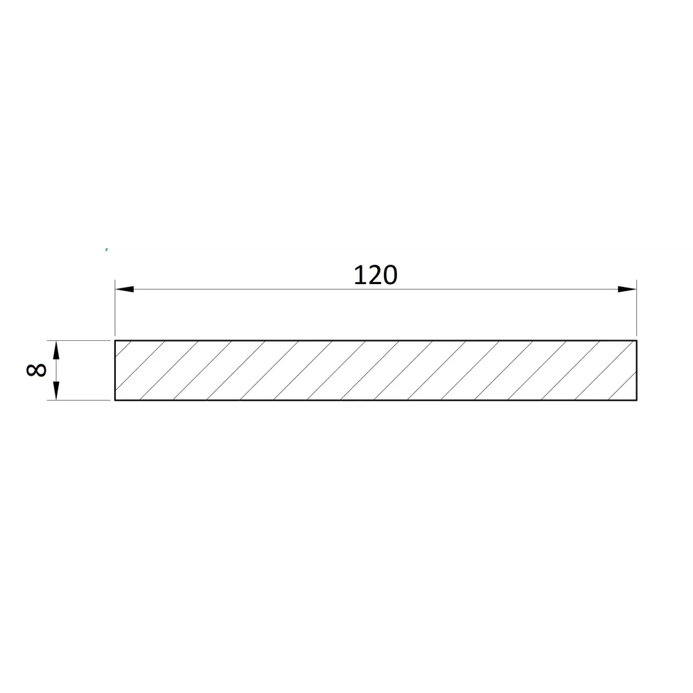 Добор 2070x120х8 мм ламинация цвет ясень бежевый 82472541 STLM-2024136 VFD  - Вид №2