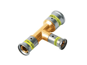 Латунный тройник для газа