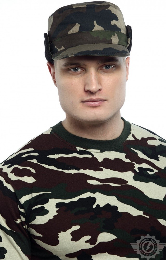 64531 Кепи "Рейнджер" зимняя камуфляж НАТО  Камуфляжная форма  размер 57 Спецодежда  - Вид №5