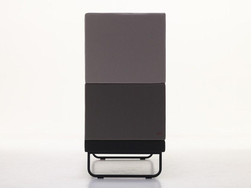 Ferrante 2-х местный тканевый диван с высокой спинкой Silence sun-id-1443747 - Вид №1