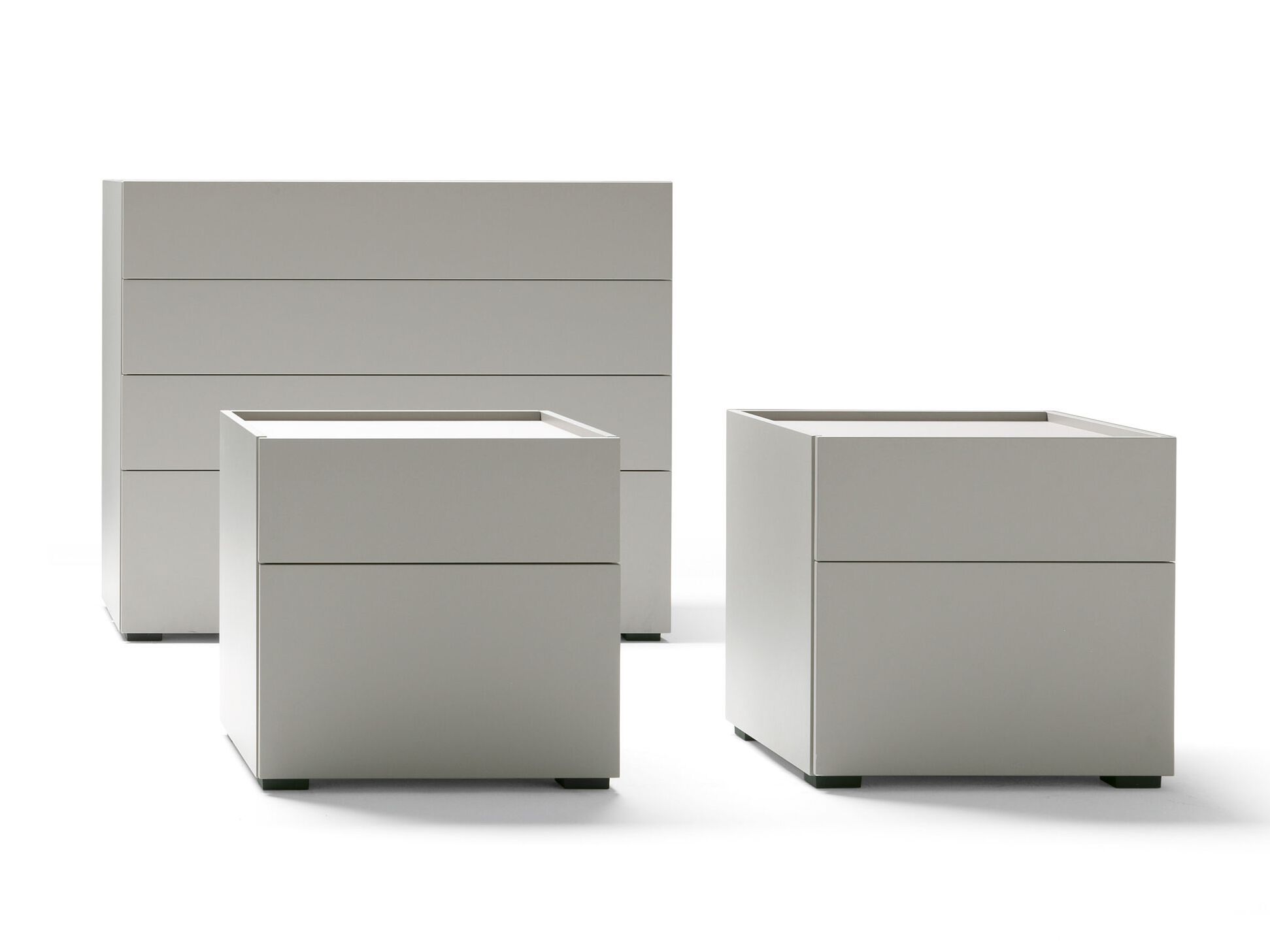 Деревянная прямоугольная тумбочка MisuraEmme CUBE ARCH-00008790